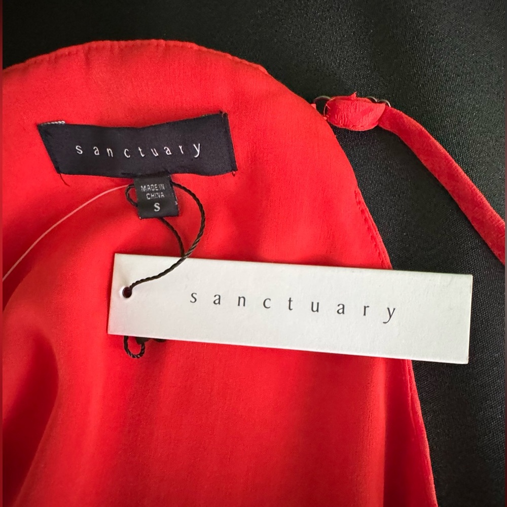 Sanctuary Red mini dress size small new with tags super cute!